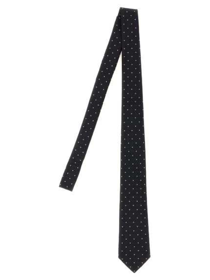 Saint Laurent Jacquard Tie