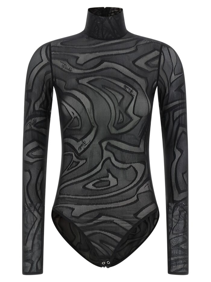 emilio pucci jacquard tulle body EMILIO PUCCI Jacquard Tulle Body