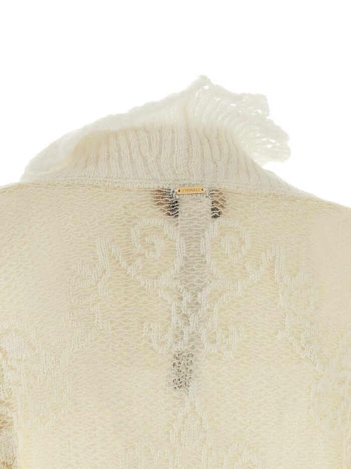 TWIN SET Jacquard Yarn Sweater