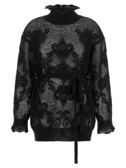 TWIN SET Jacquard Yarn Sweater