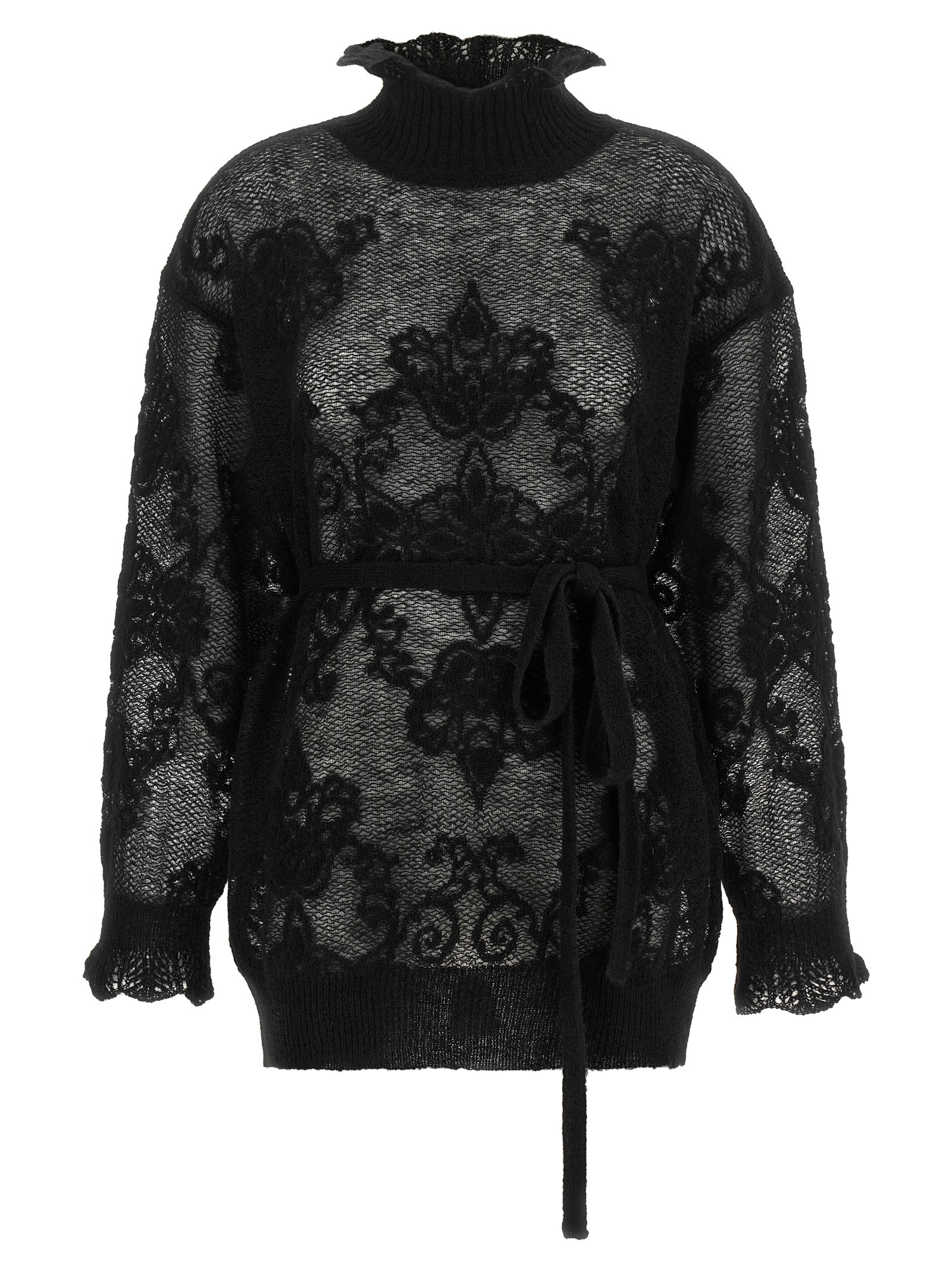 TWIN SET Jacquard Yarn Sweater