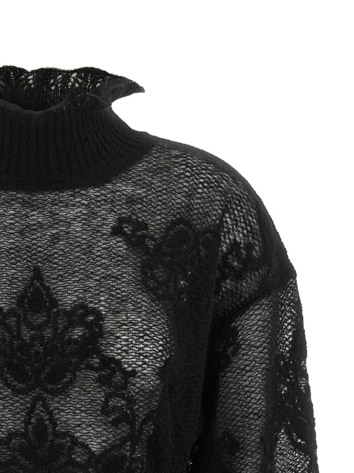 TWIN SET Jacquard Yarn Sweater