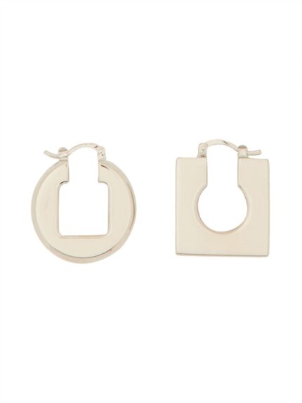 JACQUEMUS ASYMMETRIC MINI EARRINGS