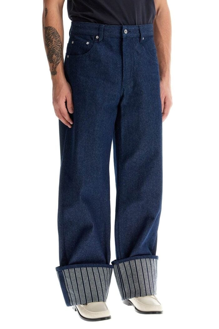 JACQUEMUS Baggy With Maxi Cuffbaggy Jeans With