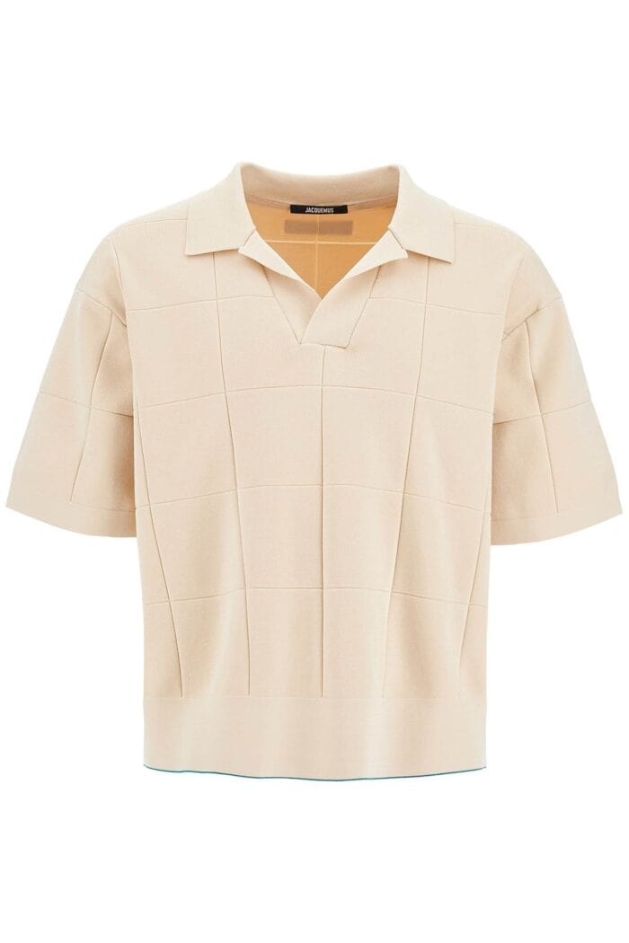 JACQUEMUS Boxy Polo 'the Basin Polo