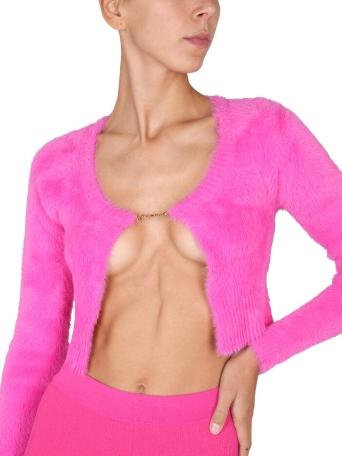 JACQUEMUS CARDIGAN LA MAILLE SNOW