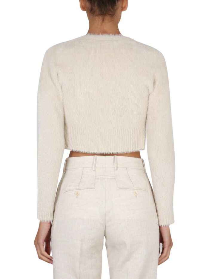 JACQUEMUS CARDIGAN LA MAILLE SNOW