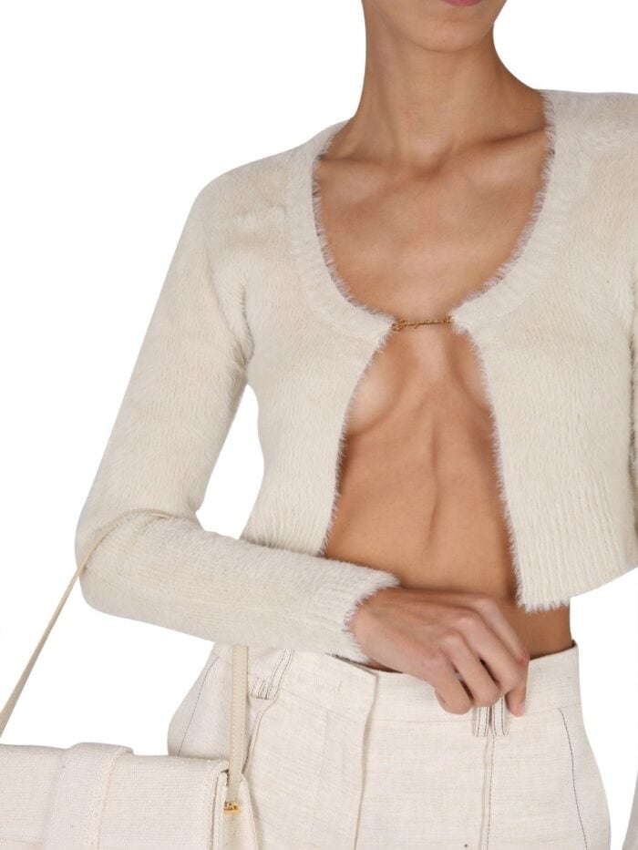 JACQUEMUS CARDIGAN LA MAILLE SNOW