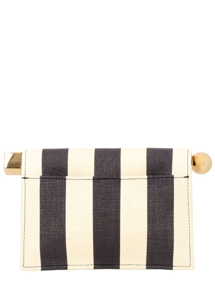 JACQUEMUS CLUTCH BAG "ROND CARRÉ" SMALL