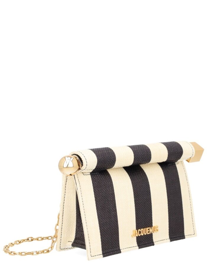 JACQUEMUS CLUTCH BAG "ROND CARRÉ" SMALL