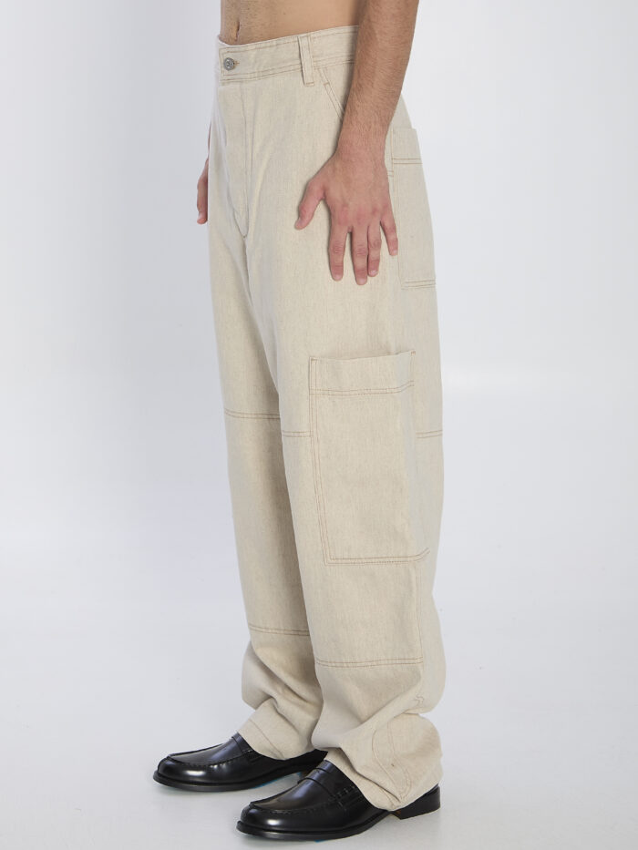 Jacquemus de-Nimes Carré cargo pants