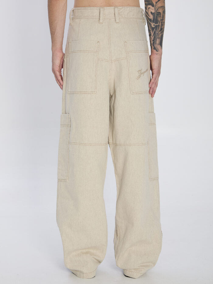 Jacquemus de-Nimes Carré cargo pants