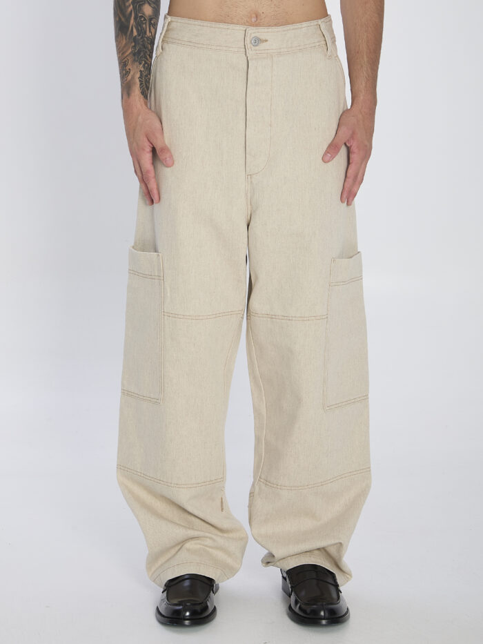 Jacquemus de-Nimes Carré cargo pants