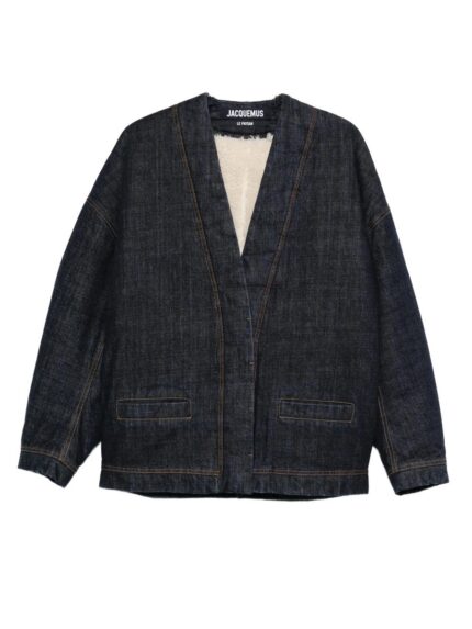JACQUEMUS DENIM CARDIGAN "DE-NIMES"