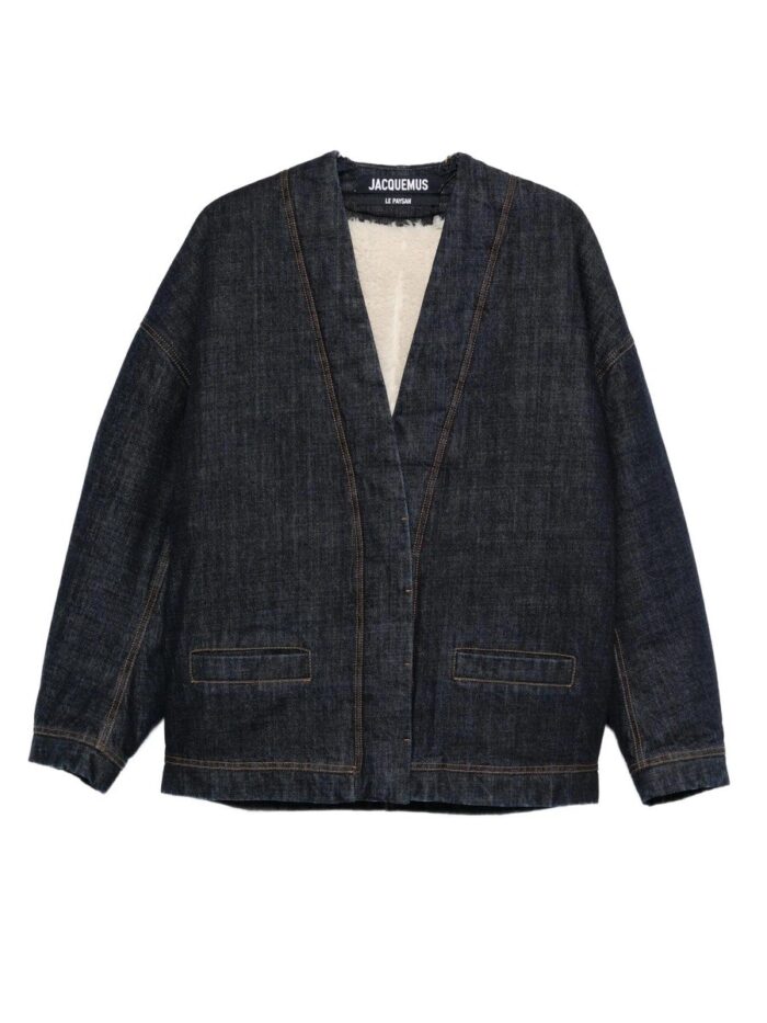 JACQUEMUS DENIM CARDIGAN "DE-NIMES"