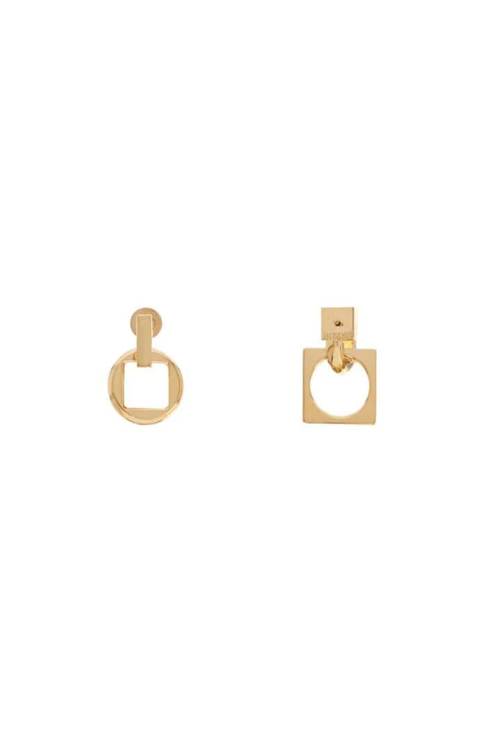 JACQUEMUS Earrings 'the Square Round D