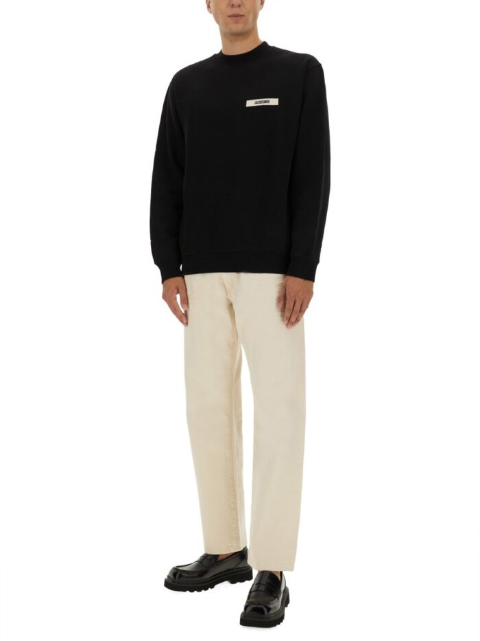 JACQUEMUS GROSGRAIN LOGO SWEATSHIRT