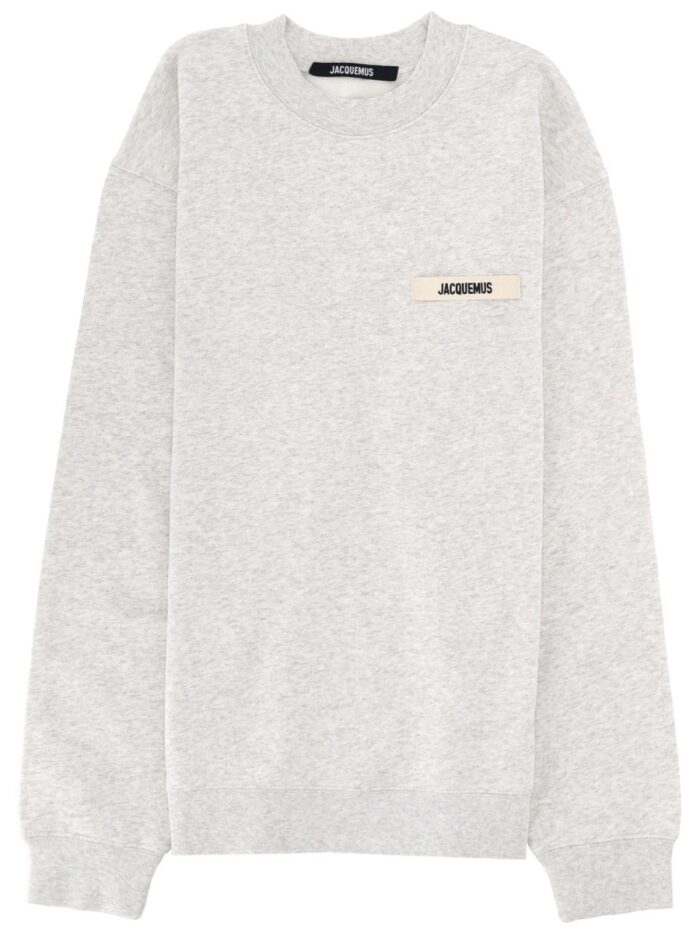 jacquemus grosgrain logo sweatshirt JACQUEMUS GROSGRAIN LOGO SWEATSHIRT