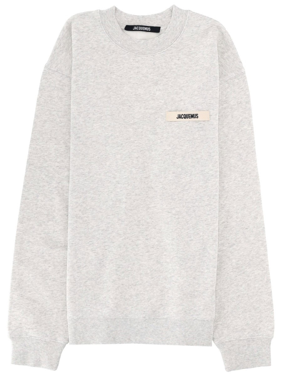 JACQUEMUS GROSGRAIN LOGO SWEATSHIRT