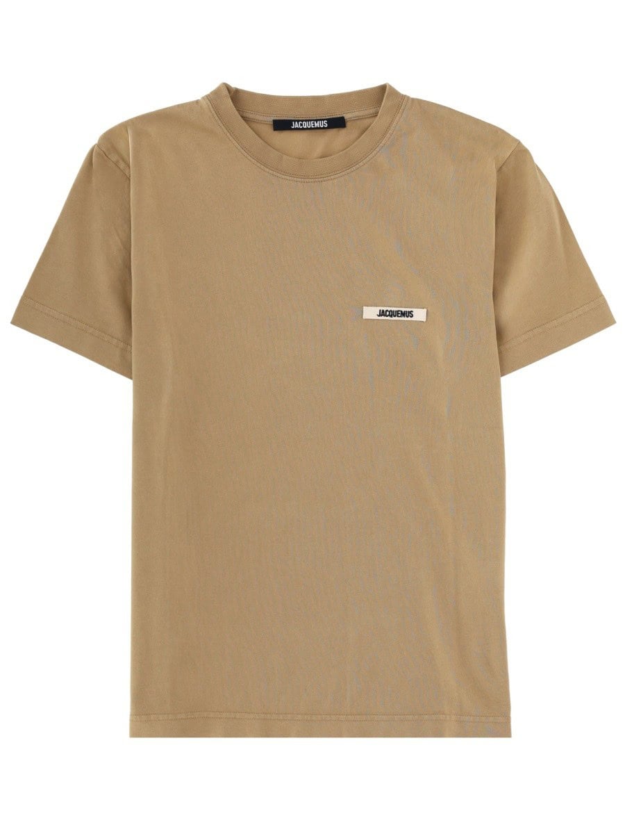 JACQUEMUS GROSGRAIN SHORT SLEEVE T-SHIRT