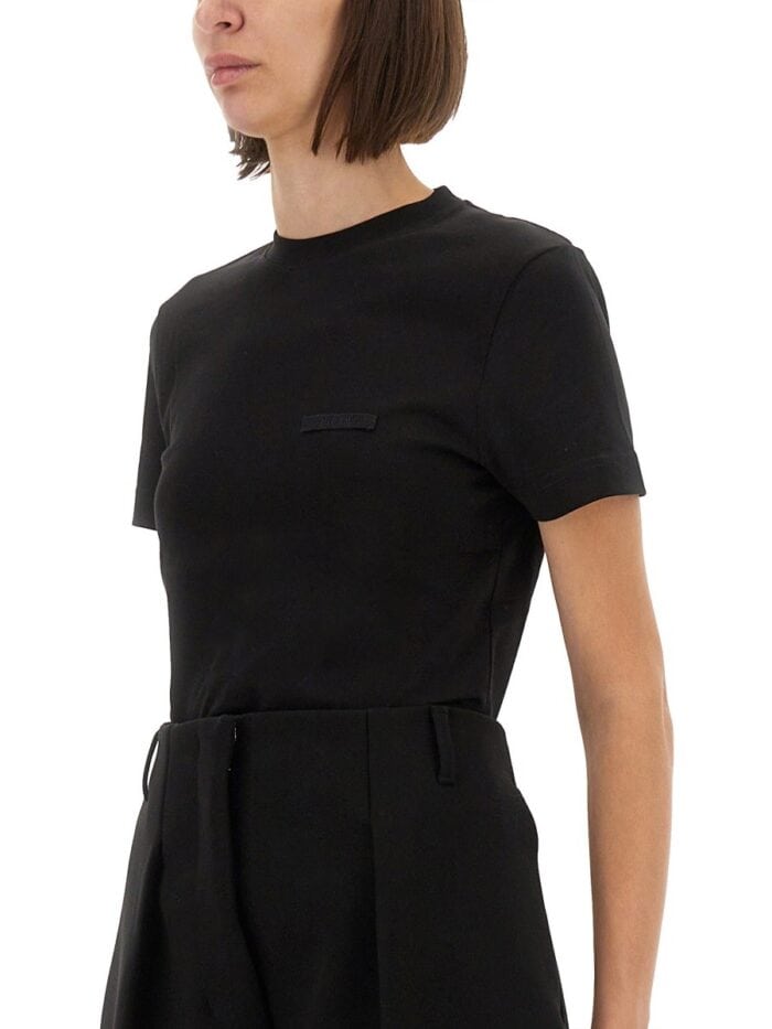 JACQUEMUS GROSGRAIN SHORT SLEEVE T-SHIRT