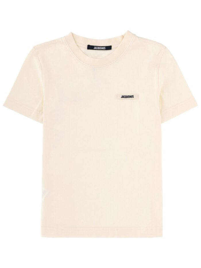 JACQUEMUS GROSGRAIN SHORT SLEEVE T-SHIRT