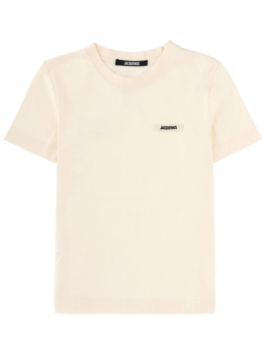 JACQUEMUS GROSGRAIN SHORT SLEEVE T-SHIRT