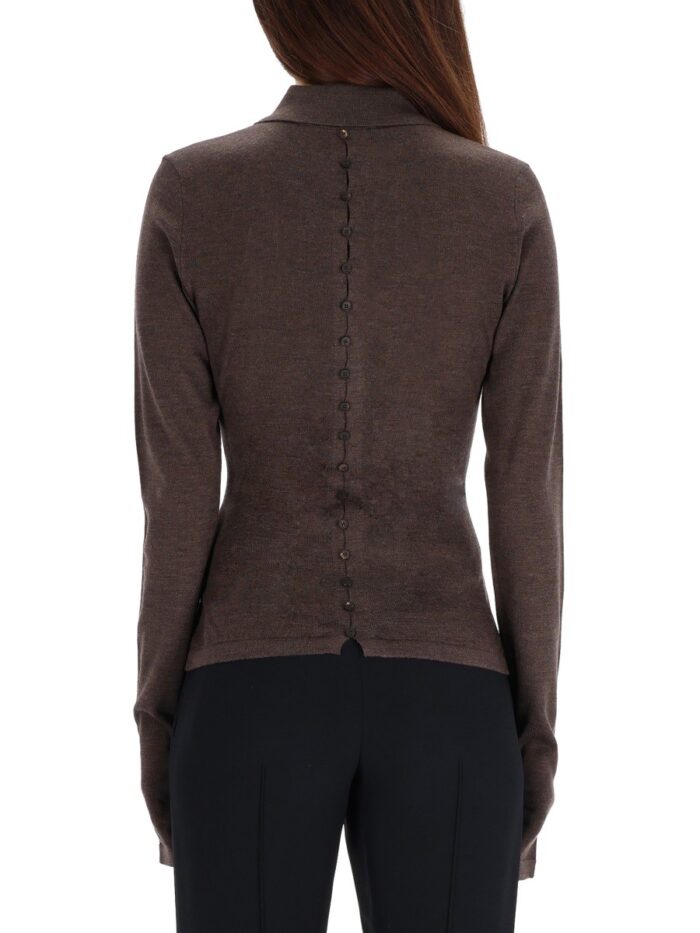 JACQUEMUS KNITTED POLO.