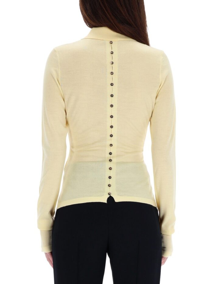 JACQUEMUS KNITTED POLO.