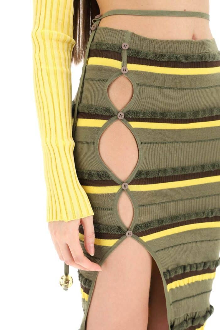 Jacquemus 'la Maille Concha' Midi Skirt