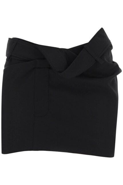 Jacquemus 'la Mini Jupe Bahia' Draped Mini Skirt