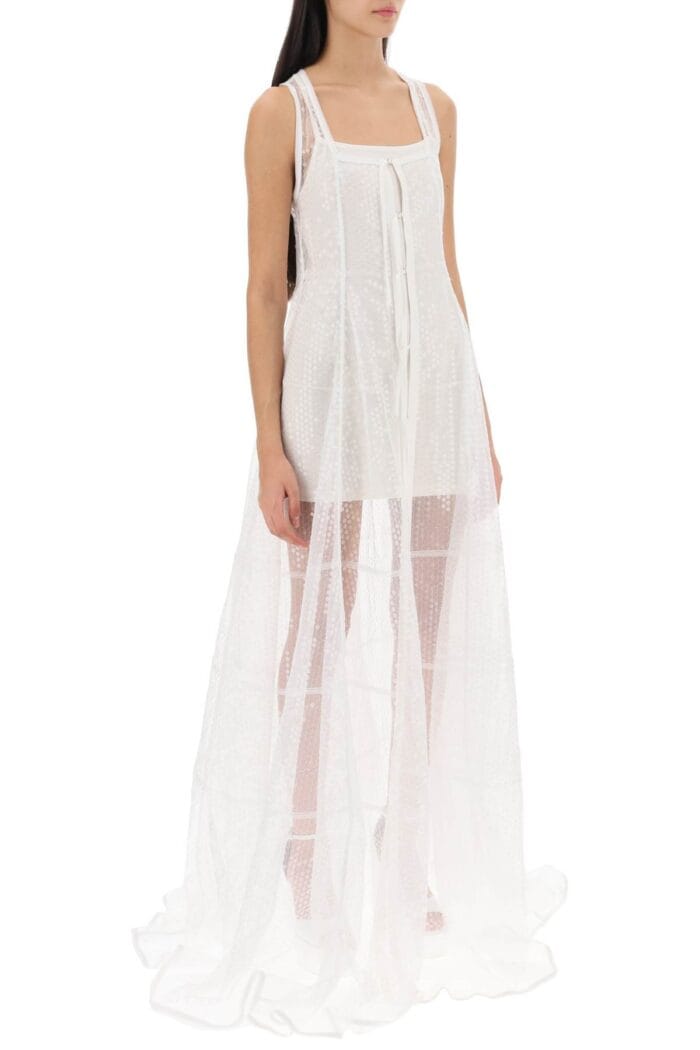 Jacquemus La Robe Dentelle Maxi Sequined Dress