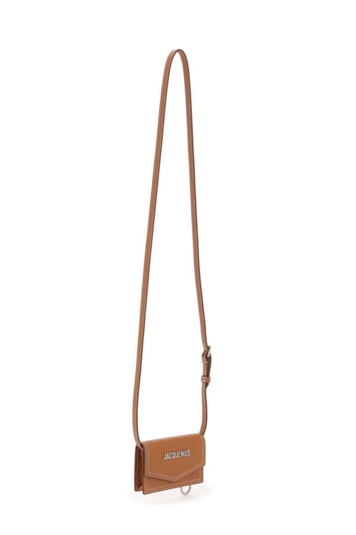 jacquemus 'le porte azur' crossbody cardholder Jacquemus 'le Porte Azur' Crossbody Cardholder