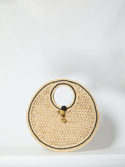 Jacquemus Round beach bag small