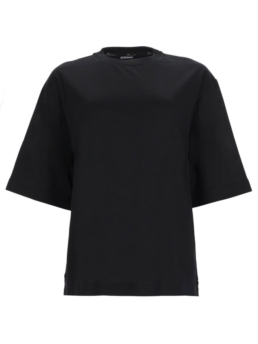 JACQUEMUS T-SHIRT IN CARTA