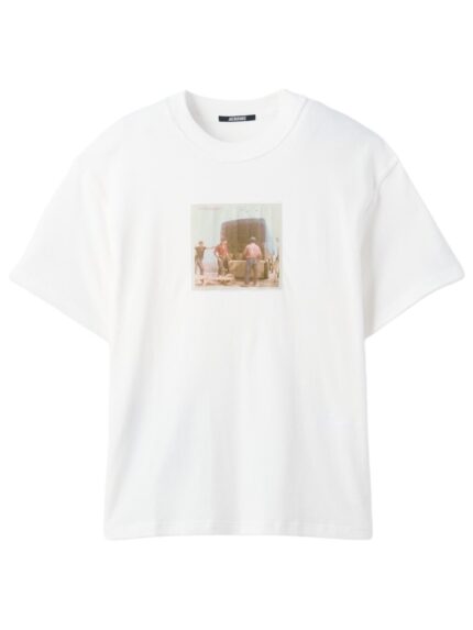 JACQUEMUS T-SHIRT WITH PRINT