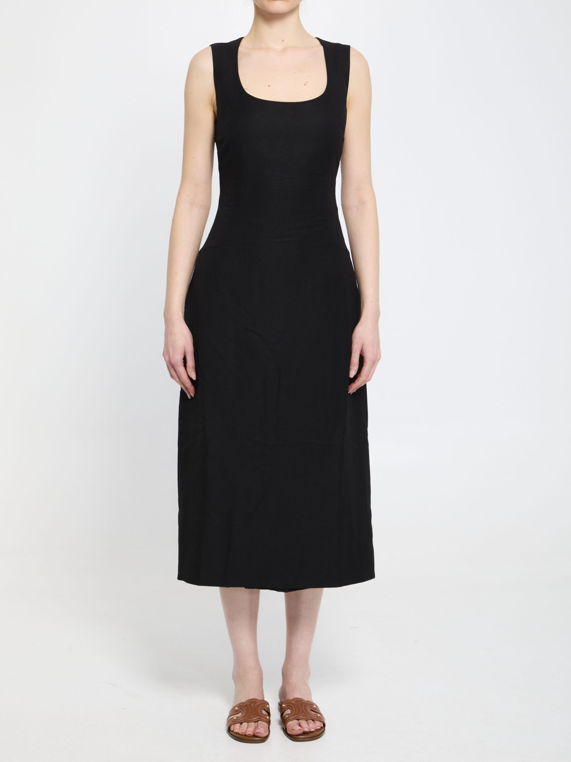 Jacquemus Tablier midi dress