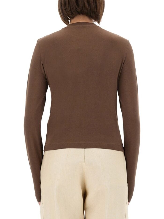 JACQUEMUS THE GROSGRAIN LONG-SLEEVED SHIRT