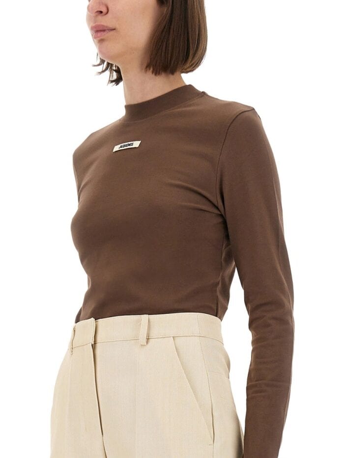 JACQUEMUS THE GROSGRAIN LONG-SLEEVED SHIRT