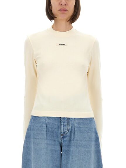 JACQUEMUS THE GROSGRAIN LONG-SLEEVED SHIRT