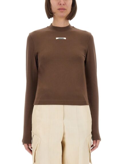 JACQUEMUS THE GROSGRAIN LONG-SLEEVED SHIRT
