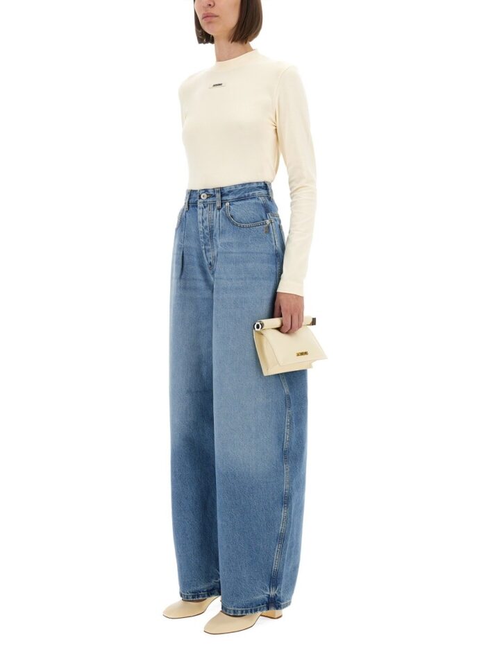 JACQUEMUS THE GROSGRAIN LONG-SLEEVED SHIRT