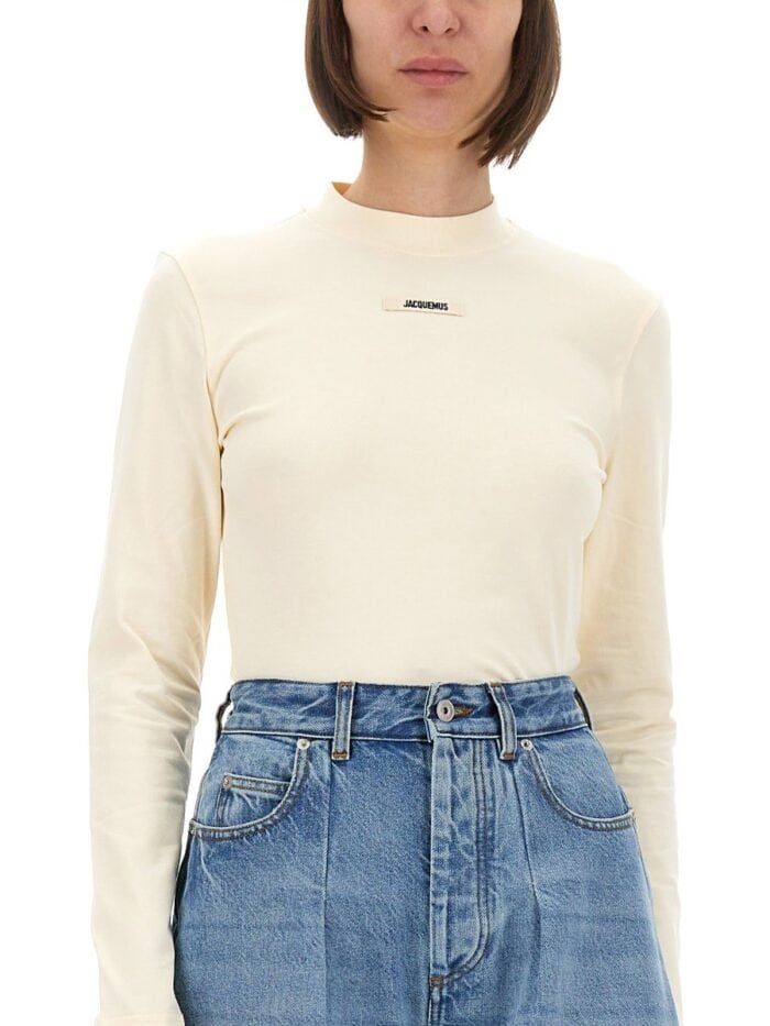 JACQUEMUS THE GROSGRAIN LONG-SLEEVED SHIRT