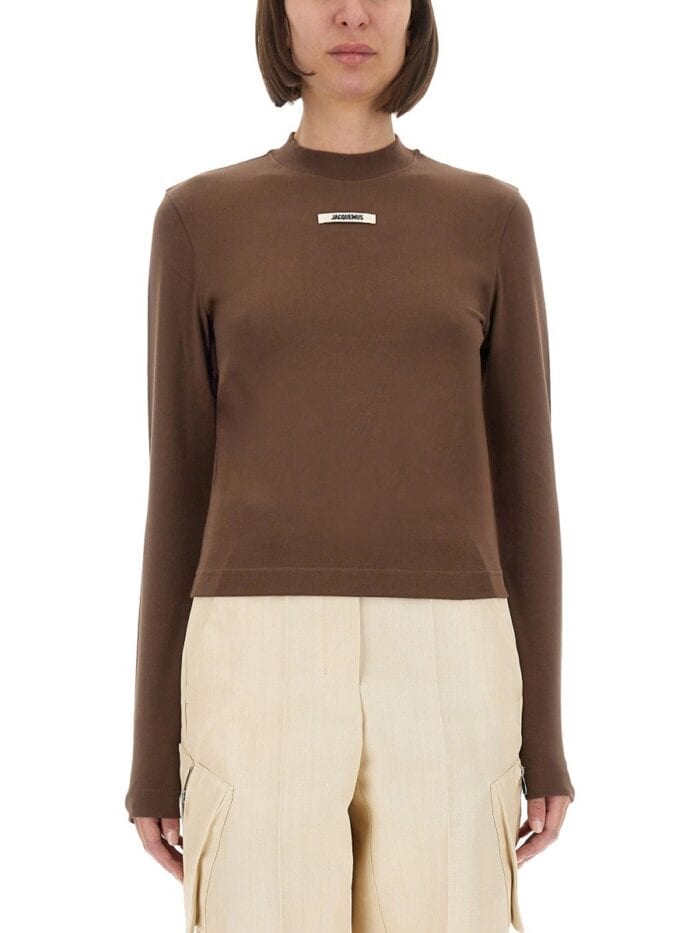 JACQUEMUS THE GROSGRAIN LONG-SLEEVED SHIRT