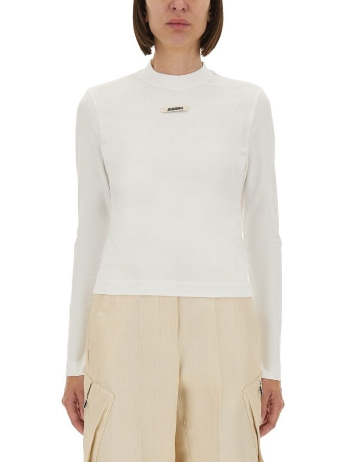 JACQUEMUS THE GROSGRAIN LONG-SLEEVED SHIRT
