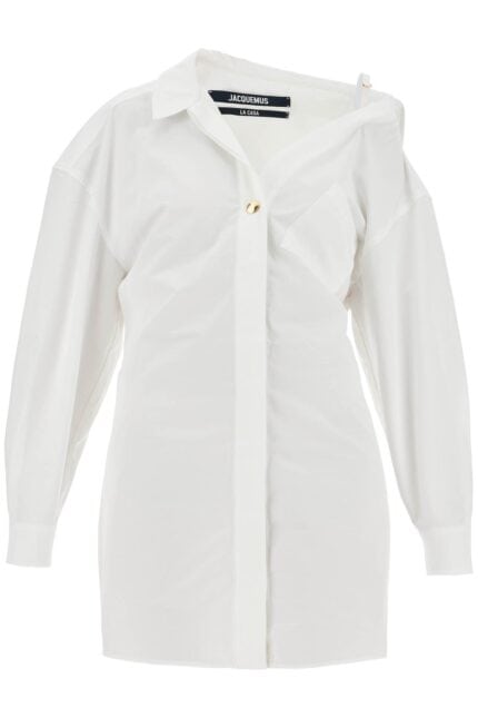 JACQUEMUS The Mini Shirt Dress 'la Mini Robe