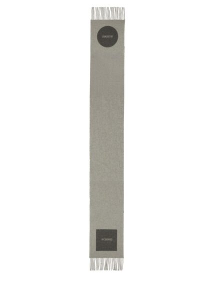 JACQUEMUS THE "ROND CARRÉ" SCARF WITH LOGO