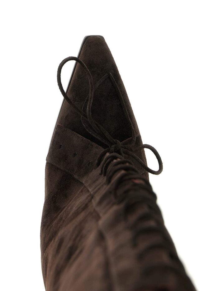 PARIS TEXAS 'Jane Fold Over Lace Up' Boots