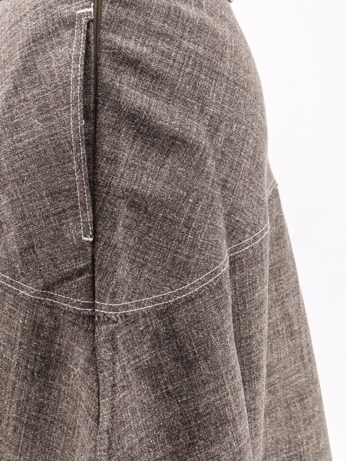 SOEUR Janelle Linen Blend Skirt