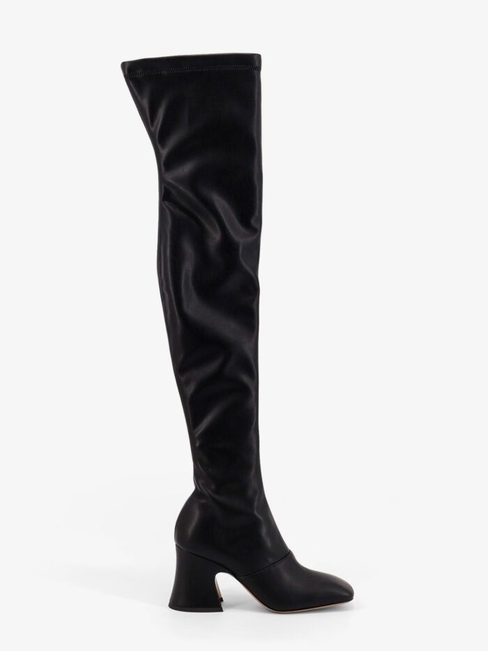 chloe' janis over the knee leather boots Chloe' Janis Over The Knee Leather Boots